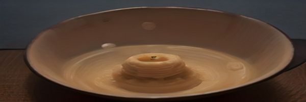 编辑部评测工作台：多屏显示器展示各搞基网站界面对比，专业评测环境，暖色灯光